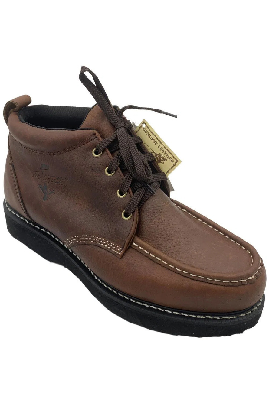 Fin & Feather Men's Leather Lace-Up Chukka Boot Brown - Medium